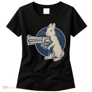 Hare Trigger Gangster Bunny Women's T-Shirt