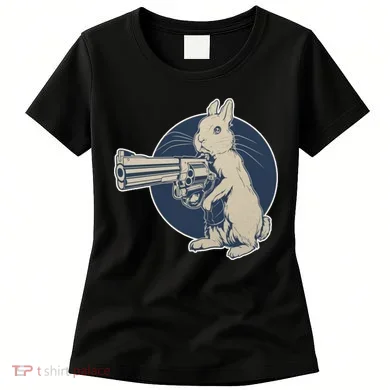 Hare Trigger Gangster Bunny Women's T-Shirt