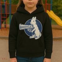 Hare Trigger Gangster Bunny Kids Hoodie thumb 3