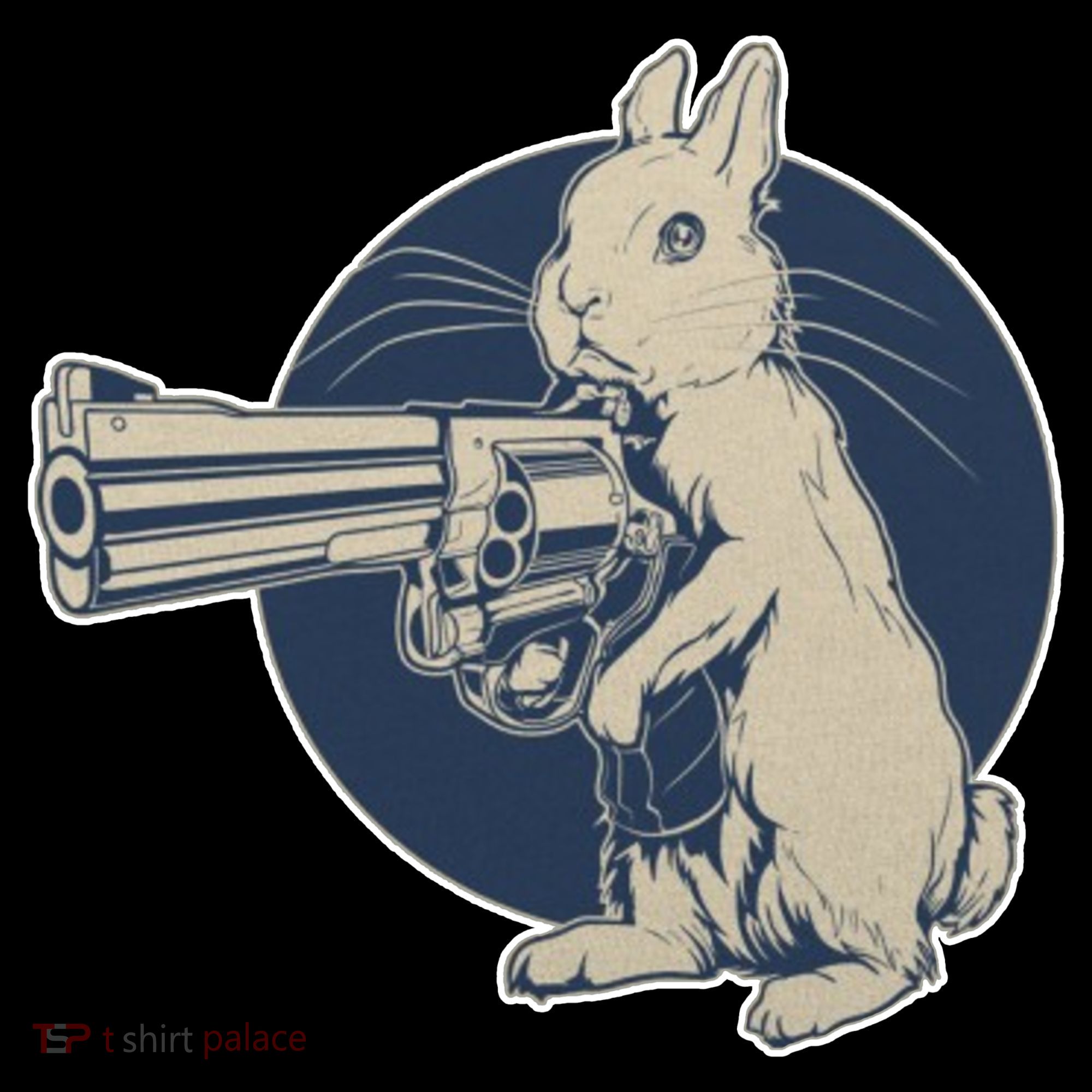 Hare Trigger Gangster Bunny Kids Long Sleeve Shirt