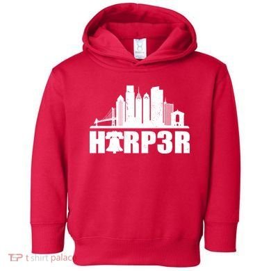 Harper Philly Baseball Toddler Hoodie