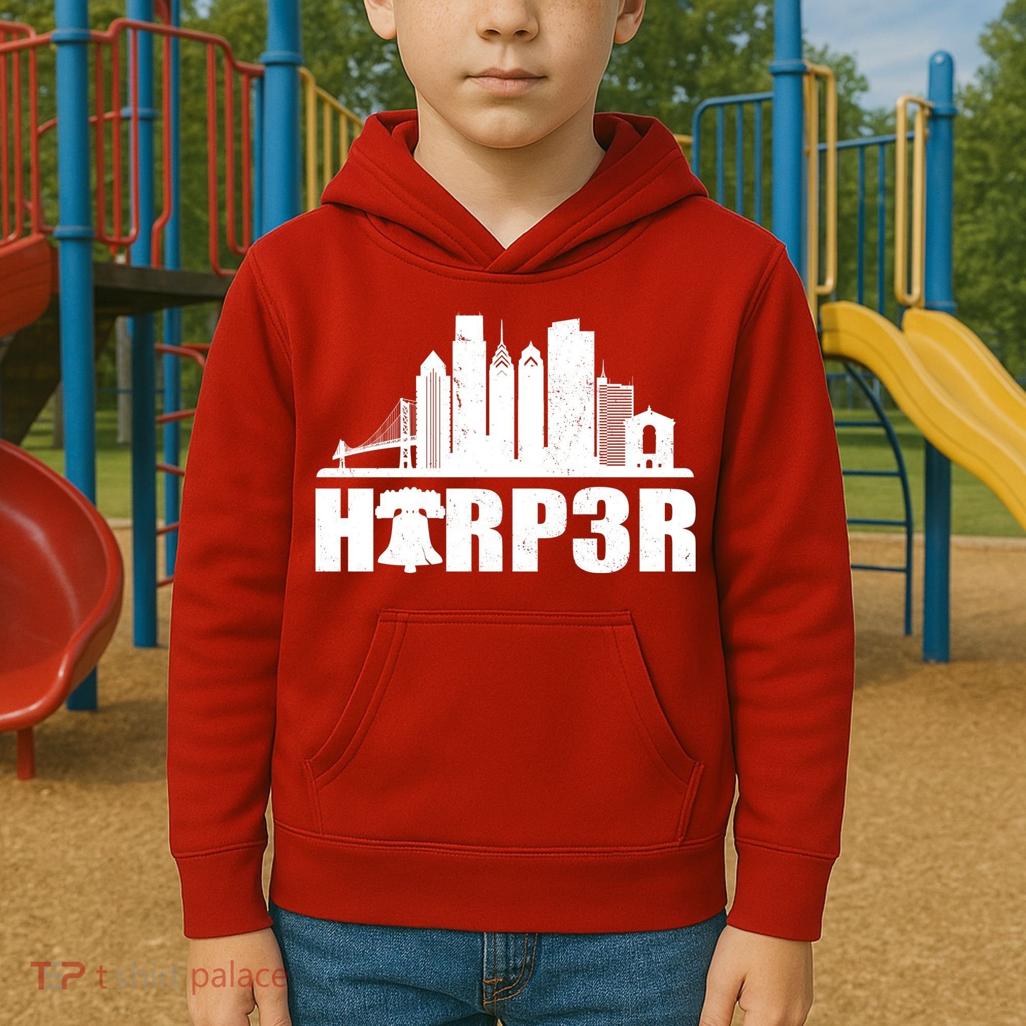 Harper Philly Baseball Kids Hoodie