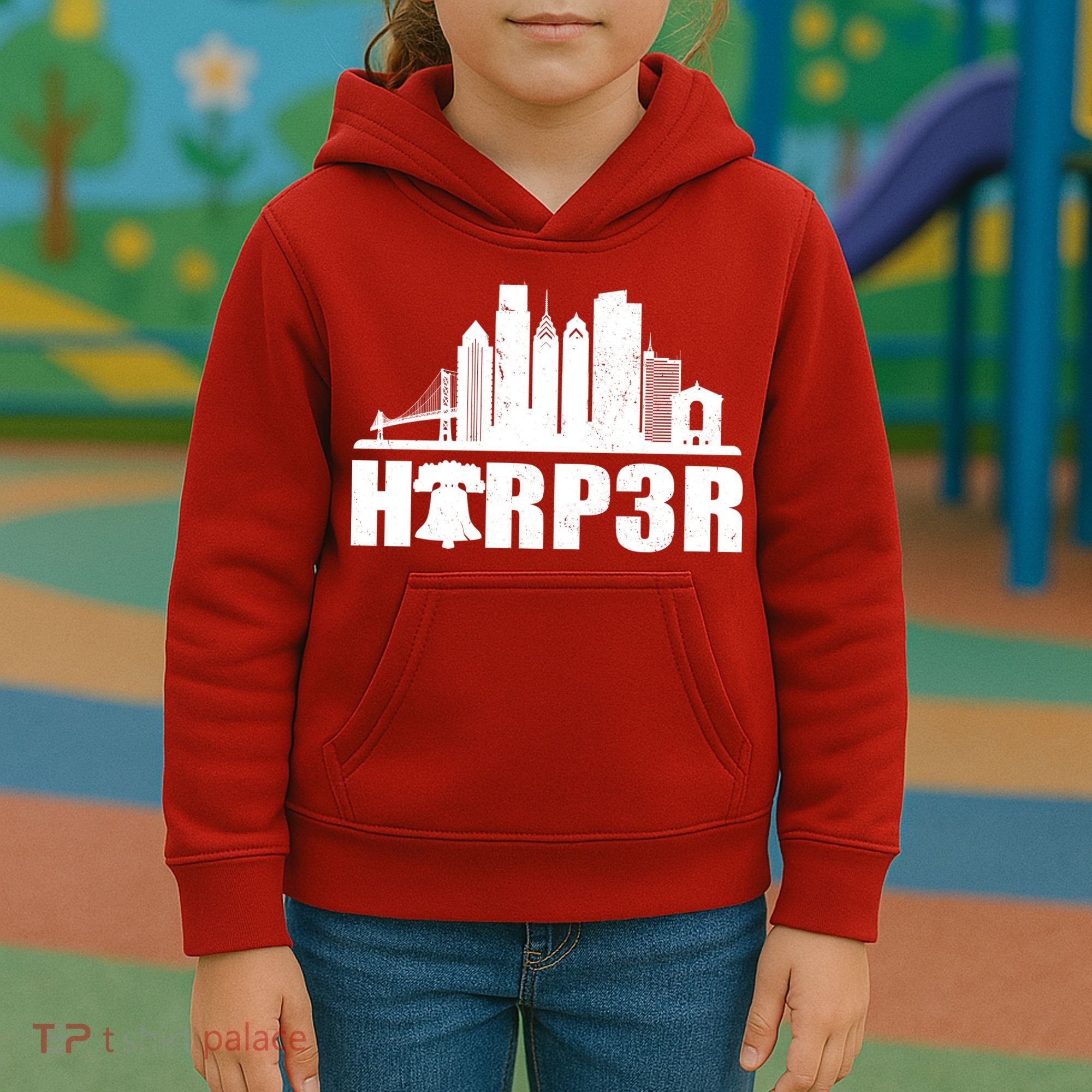 Harper Philly Baseball Kids Hoodie