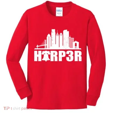 Harper Philly Baseball Kids Long Sleeve Shirt