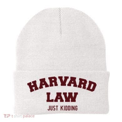 Harvard Law Just Kidding Beanie