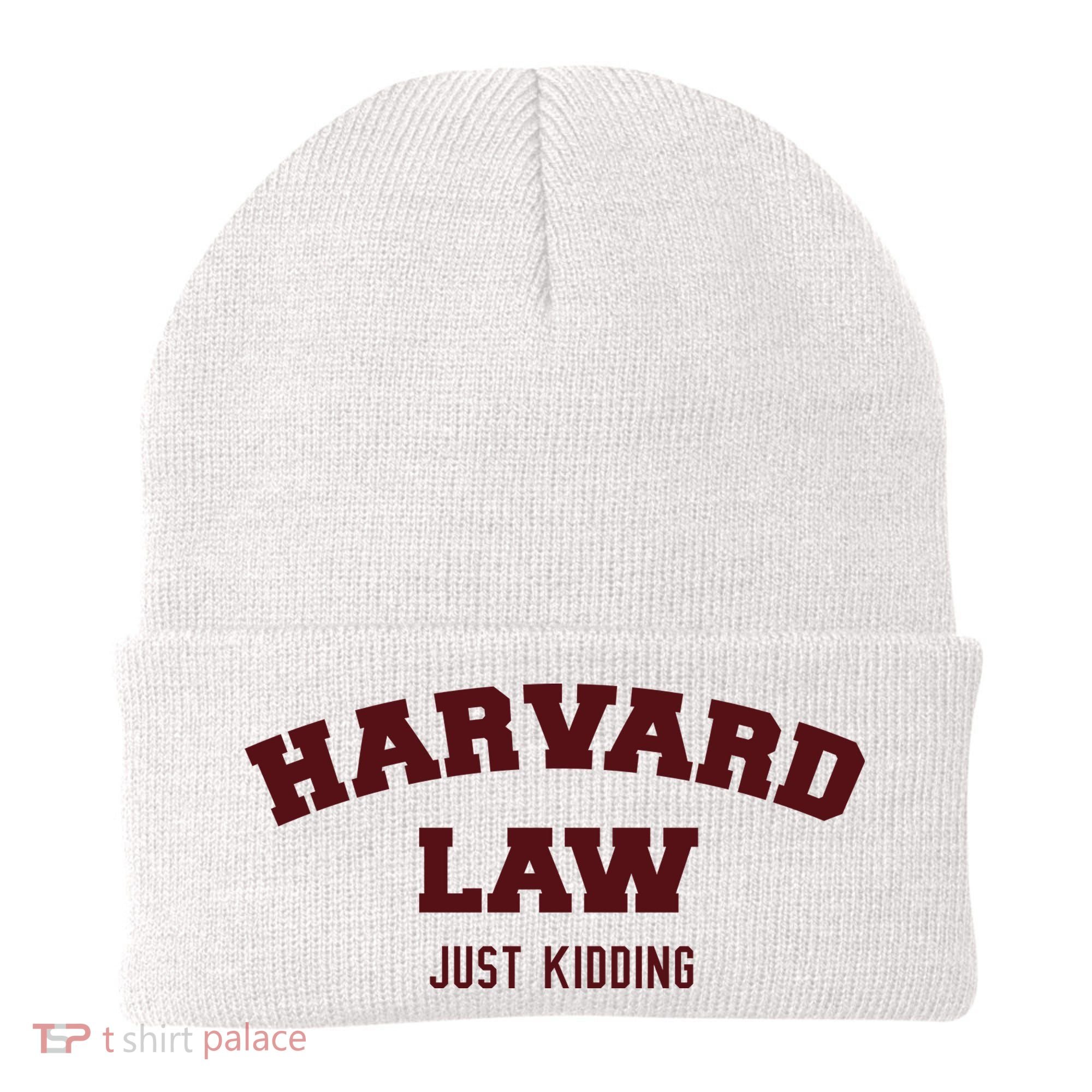 Harvard Law Just Kidding Beanie