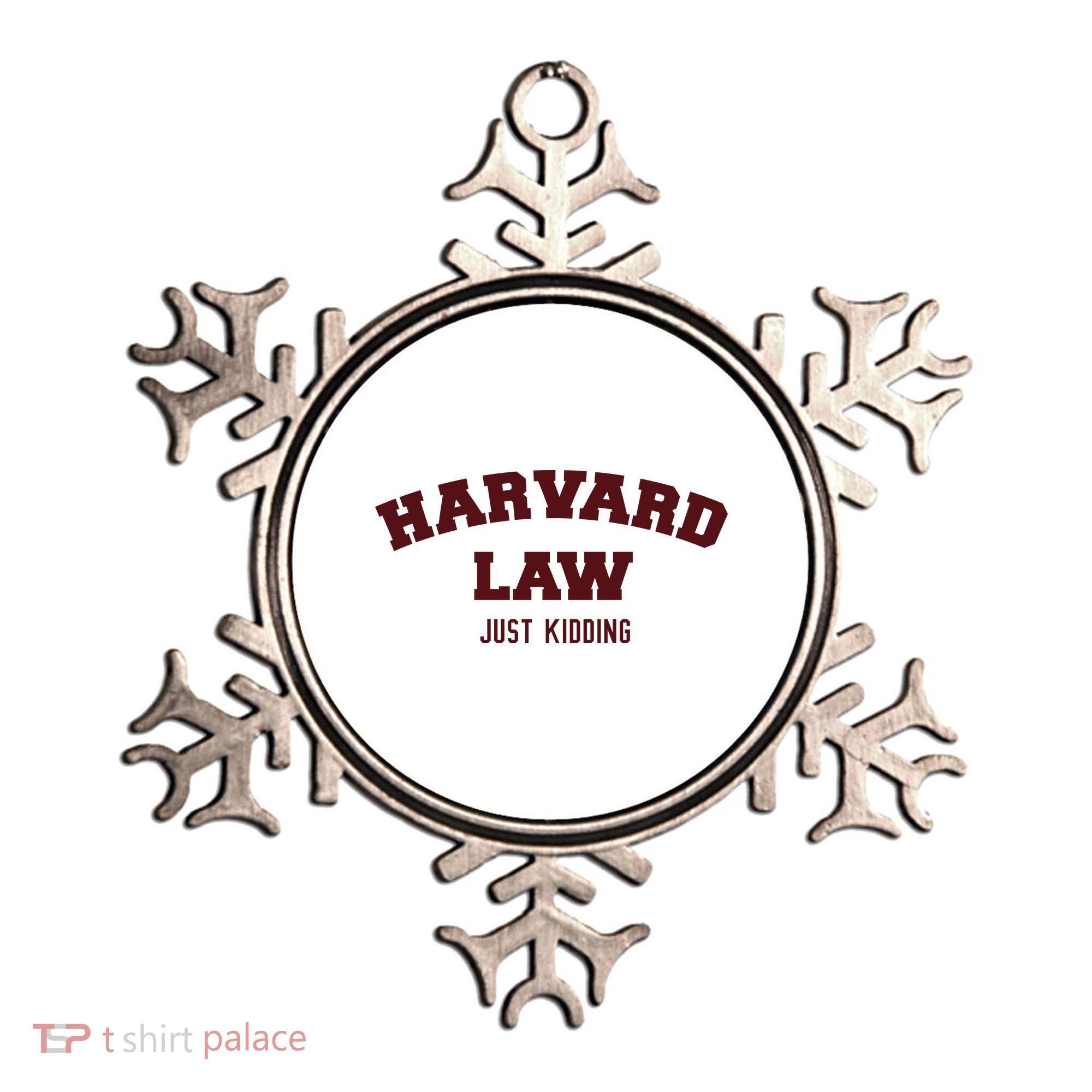 Harvard Law Just Kidding Ornament