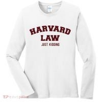 Harvard Law Just Kidding Women's Long Sleeve Shirt thumb 0