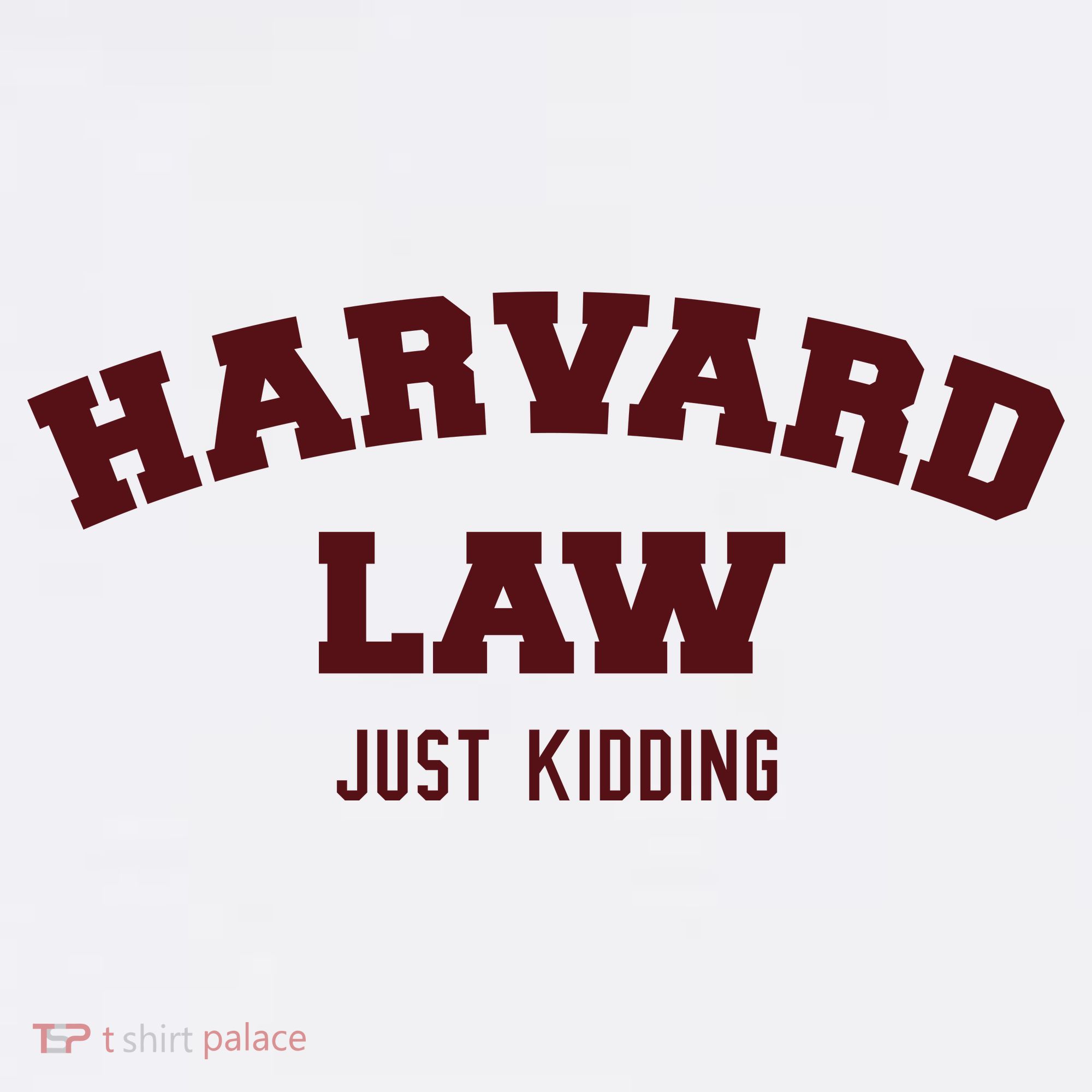 Harvard Law Just Kidding Kids Sweatshirt