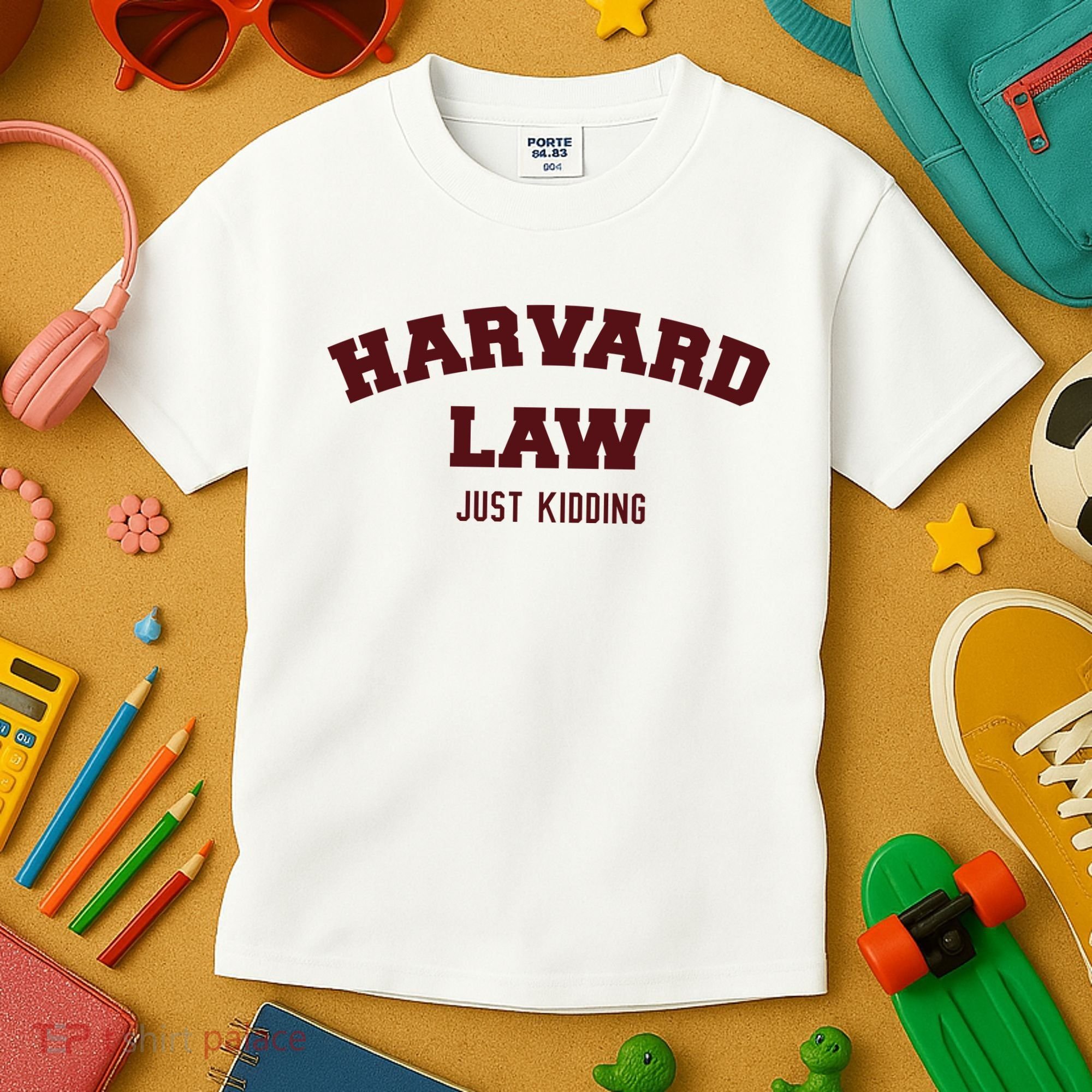 Harvard Law Just Kidding Kids T-Shirt