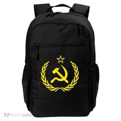 Hammer And Sickle Star CCCP Soviet Union Red Backpack