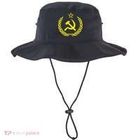 Hammer And Sickle Star CCCP Soviet Union Red Bucket Hat thumb 0