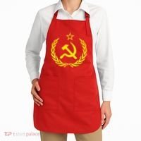 Hammer And Sickle Star CCCP Soviet Union Red Apron thumb 2