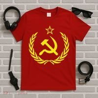 Hammer And Sickle Star CCCP Soviet Union Red T-Shirt thumb 5