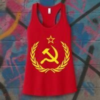 Hammer And Sickle Star CCCP Soviet Union Red Women's Tank Top thumb 3
