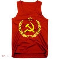 Hammer And Sickle Star CCCP Soviet Union Red Tank Top thumb 0