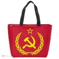 Hammer And Sickle Star CCCP Soviet Union Red Tote Bag thumb 0