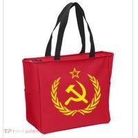 Hammer And Sickle Star CCCP Soviet Union Red Tote Bag thumb 2