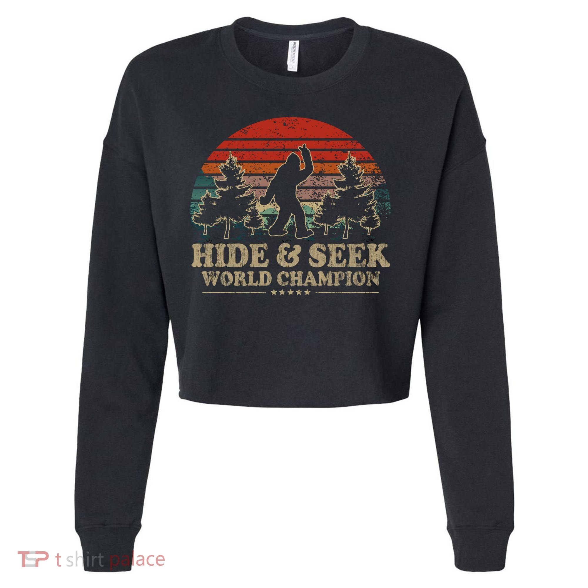 Hide And Seek World Champion Cropped Pullover Crew