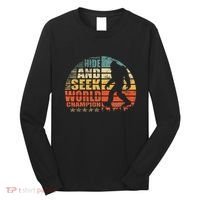 Hide And Seek World Champion Bigfoot Is Real Long Sleeve Shirt thumb 0