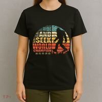Hide And Seek World Champion Bigfoot Is Real T-Shirt thumb 4
