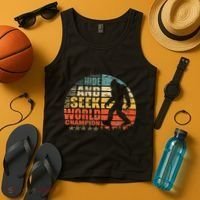Hide And Seek World Champion Bigfoot Is Real Tank Top thumb 4
