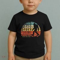 Hide And Seek World Champion Bigfoot Is Real Toddler T-Shirt thumb 2