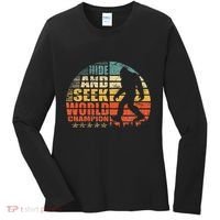Hide And Seek World Champion Bigfoot Is Real Women's Long Sleeve Shirt thumb 0