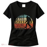 Hide And Seek World Champion Bigfoot Is Real Women's T-Shirt thumb 0