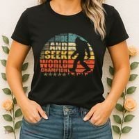 Hide And Seek World Champion Bigfoot Is Real Women's T-Shirt thumb 2
