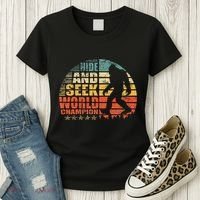 Hide And Seek World Champion Bigfoot Is Real Women's T-Shirt thumb 3