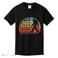 Hide And Seek World Champion Bigfoot Is Real Kids T-Shirt thumb 0