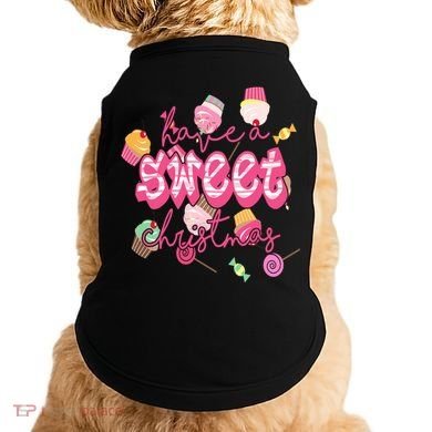 Have A Sweet Christmas Cute Candy Doggie Tank