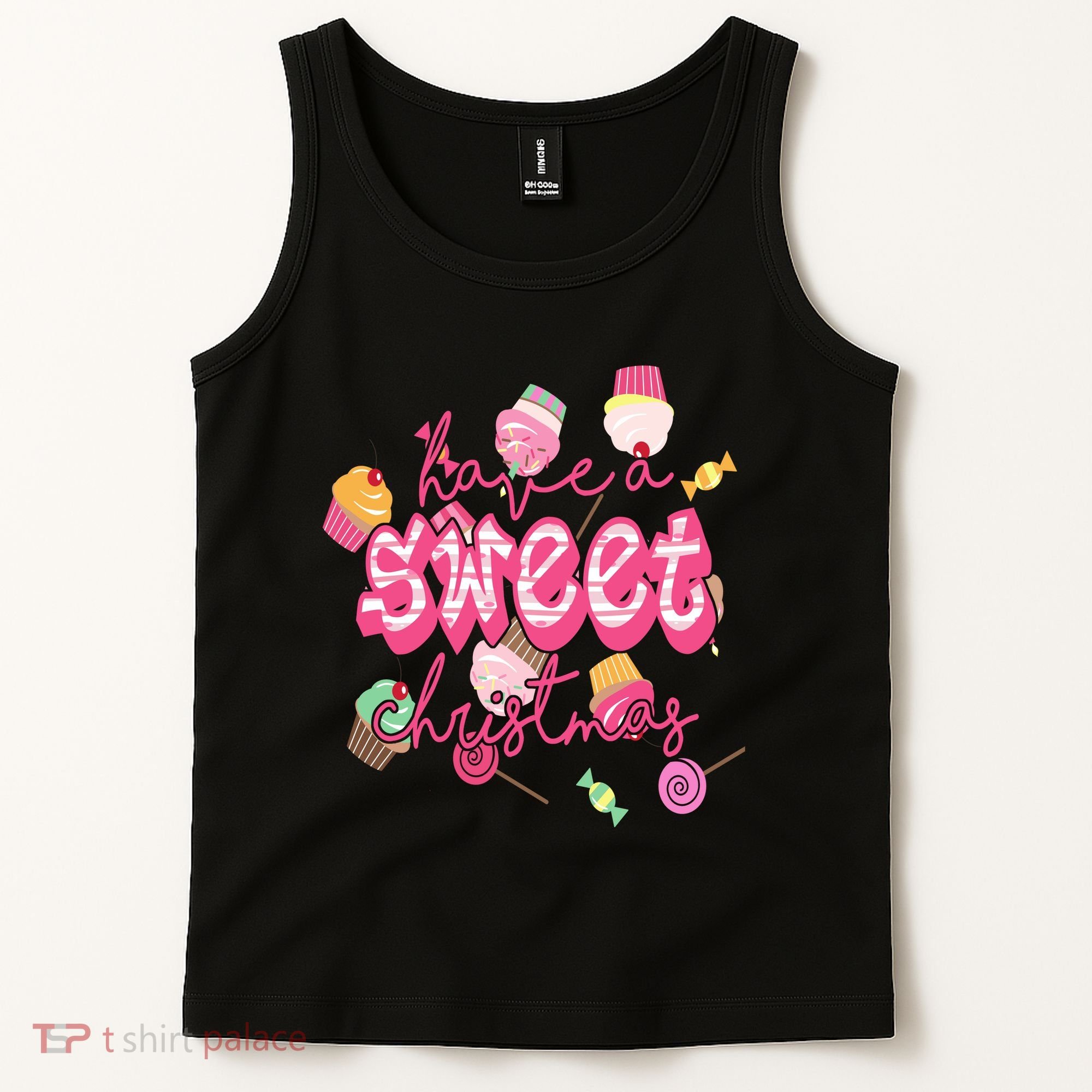 Have A Sweet Christmas Cute Candy Tank Top