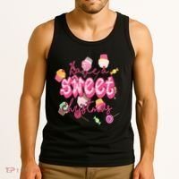 Have A Sweet Christmas Cute Candy Tank Top thumb 3