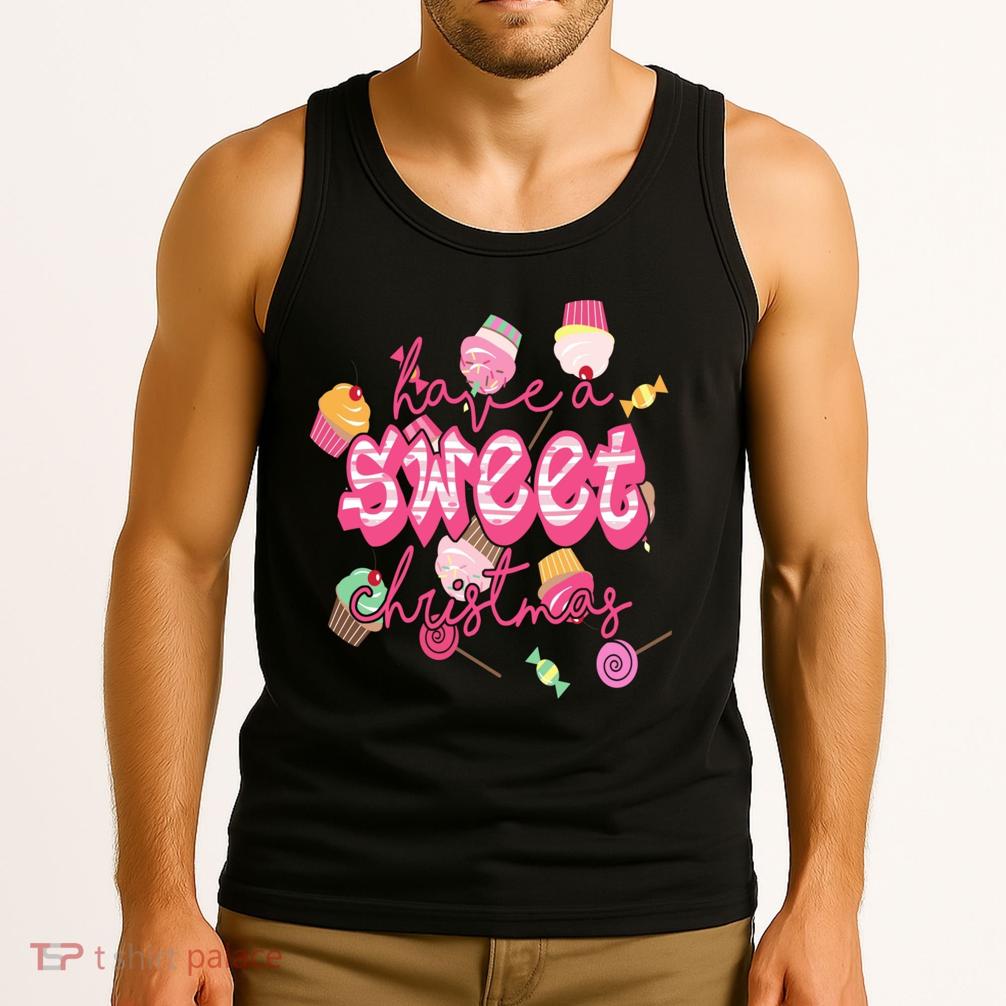 Have A Sweet Christmas Cute Candy Tank Top