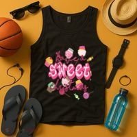 Have A Sweet Christmas Cute Candy Tank Top thumb 4