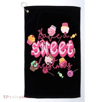 Have A Sweet Christmas Cute Candy Golf Towel