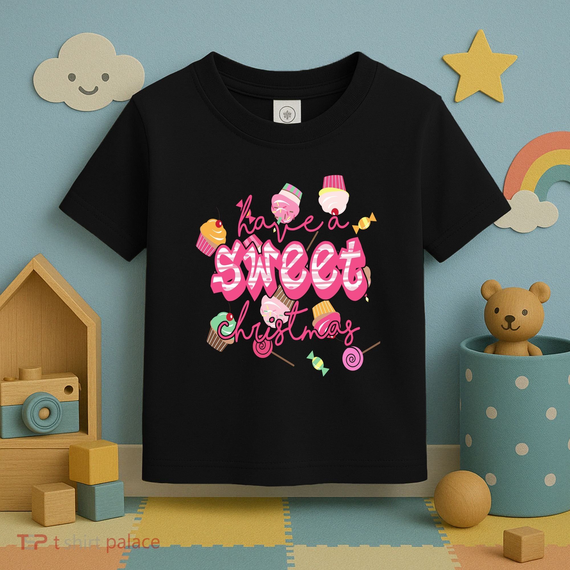 Have A Sweet Christmas Cute Candy Toddler T-Shirt