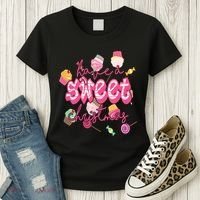 Have A Sweet Christmas Cute Candy Women's T-Shirt thumb 3
