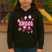 Have A Sweet Christmas Cute Candy Kids Hoodie thumb 3