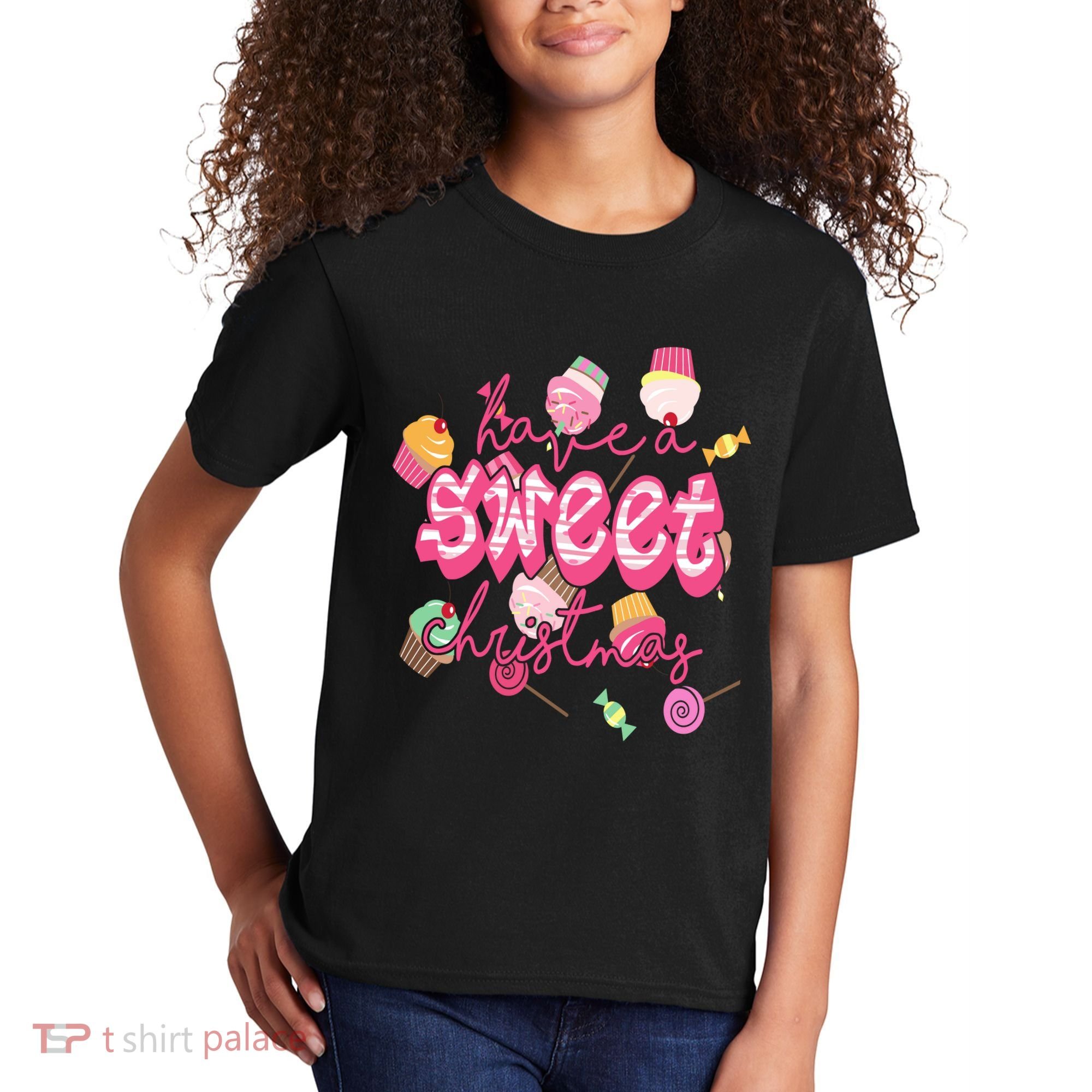Have A Sweet Christmas Cute Candy Kids T-Shirt