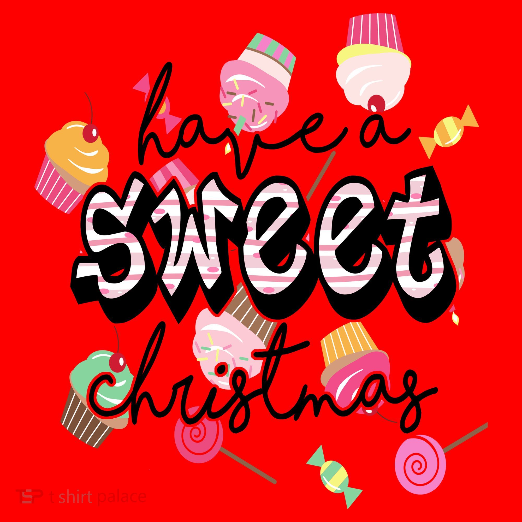Have A Sweet Christmas Cute Candy Santa Hat