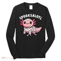 Halloween Axolotl Spooksalotl Funny Axolotl Long Sleeve Shirt thumb 0