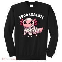 Halloween Axolotl Spooksalotl Funny Axolotl Sweatshirt thumb 0