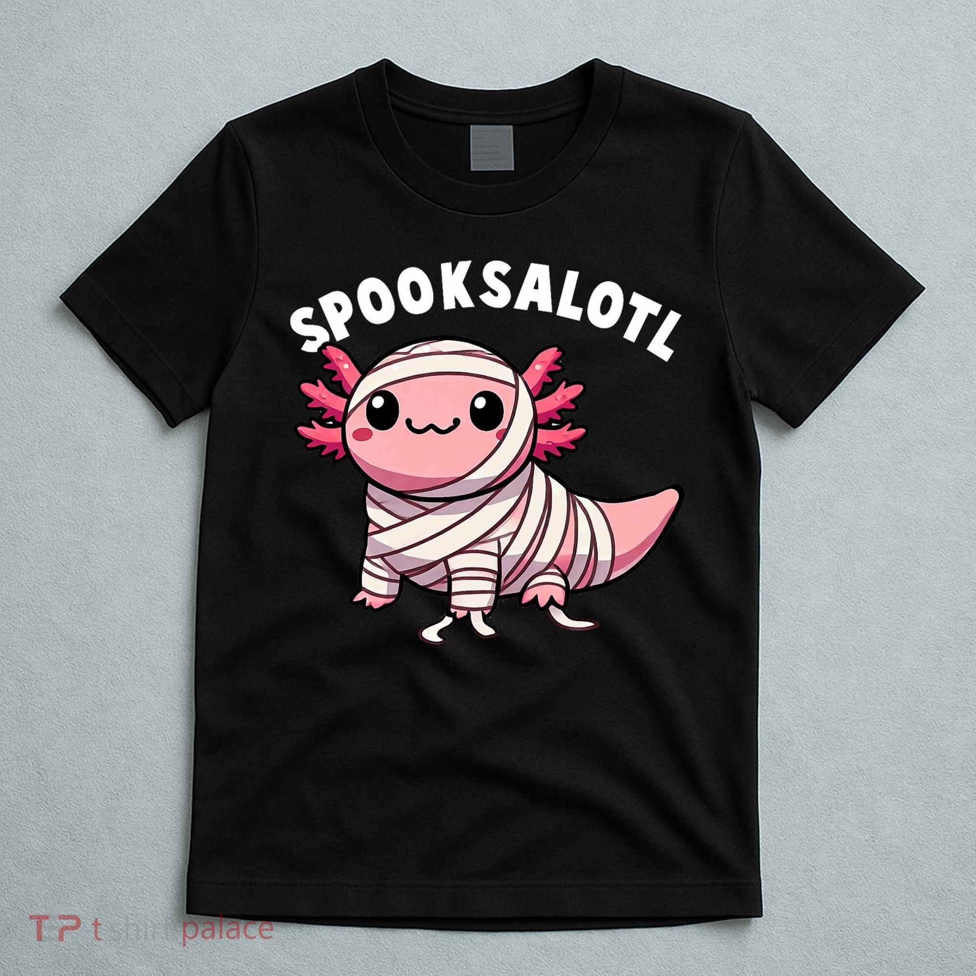 Halloween Axolotl Spooksalotl Funny Axolotl T-Shirt