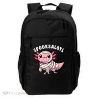 Halloween Axolotl Spooksalotl Funny Axolotl Backpack thumb 0