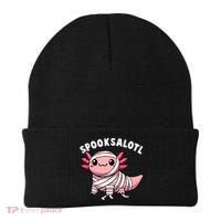 Halloween Axolotl Spooksalotl Funny Axolotl Beanie thumb 0