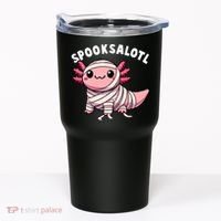 Halloween Axolotl Spooksalotl Funny Axolotl Tumbler thumb 0