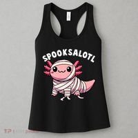 Halloween Axolotl Spooksalotl Funny Axolotl Women's Tank Top thumb 3
